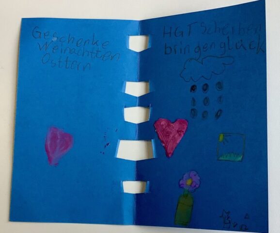 Aila Saloum, 8 Jahre, 3. Klasse, Grundschule Heiligengeisttor